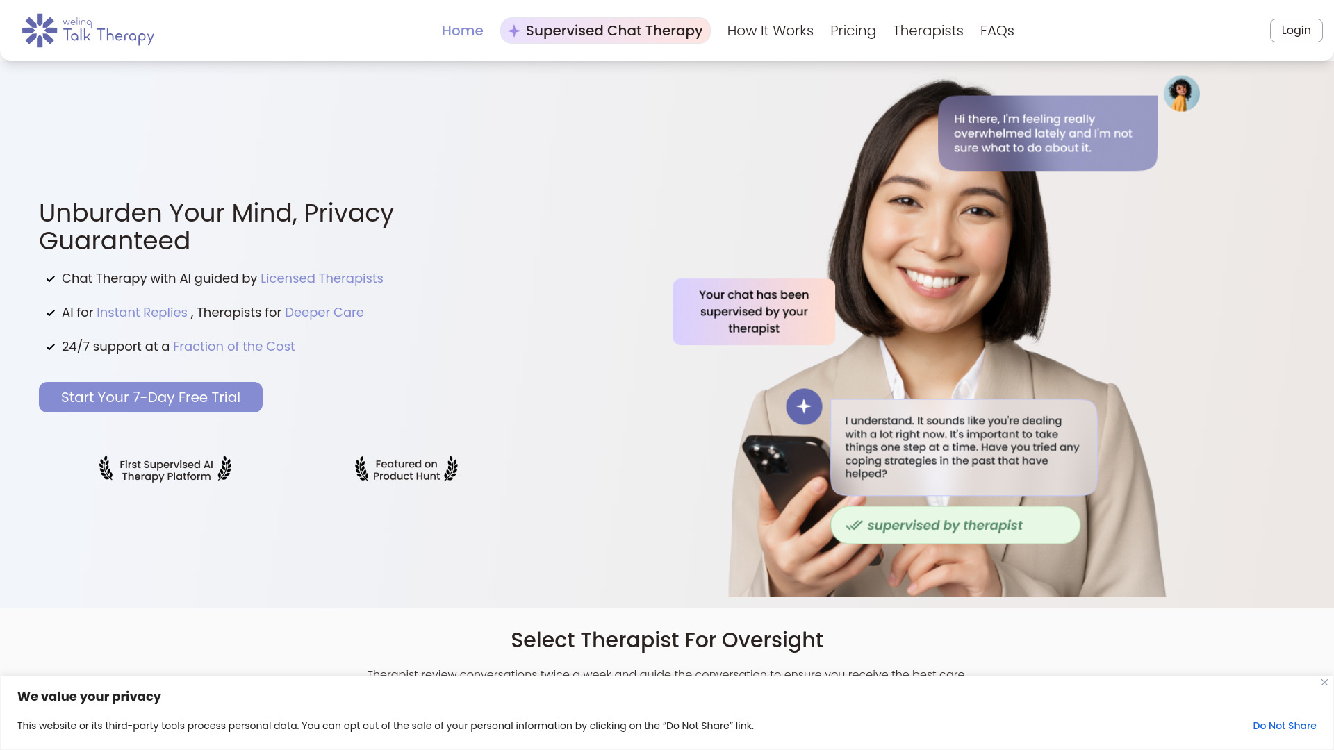 Therapy Talk网页截图,Therapy Talk网页快照