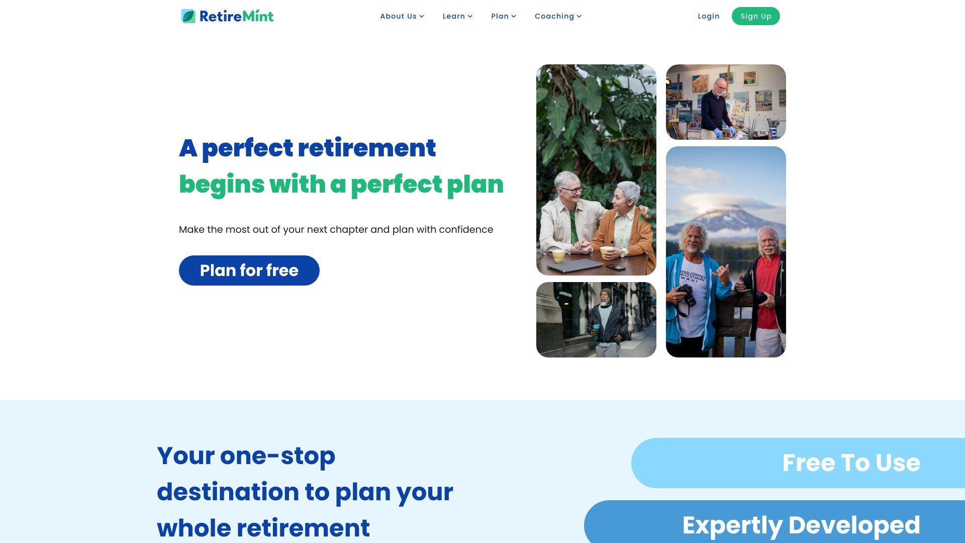 RetireMint网页截图,RetireMint网页快照