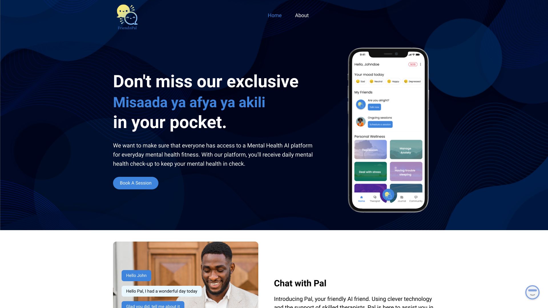 FriendnPal网页截图,FriendnPal网页快照