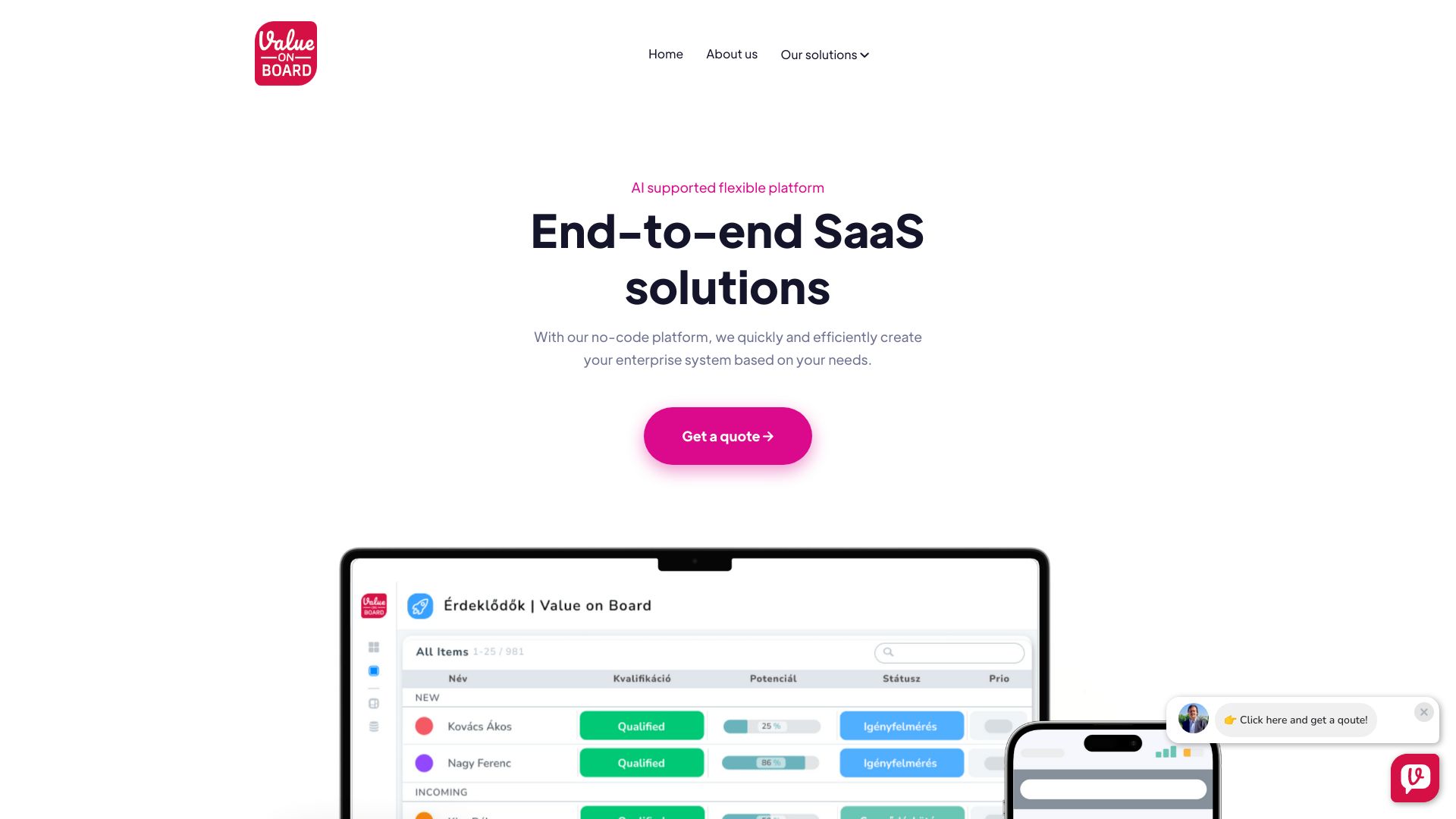 Value on Board网页截图,Value on Board网页快照