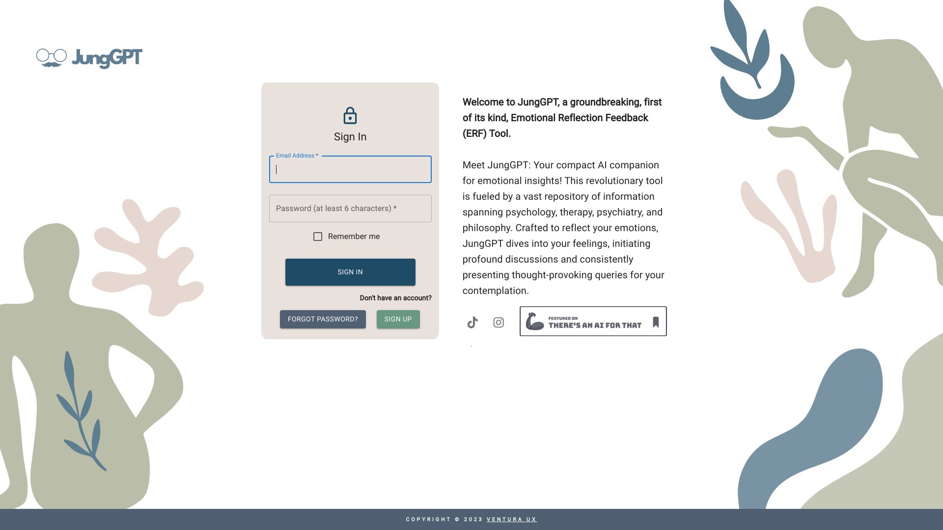 JungGPT网页截图,JungGPT网页快照