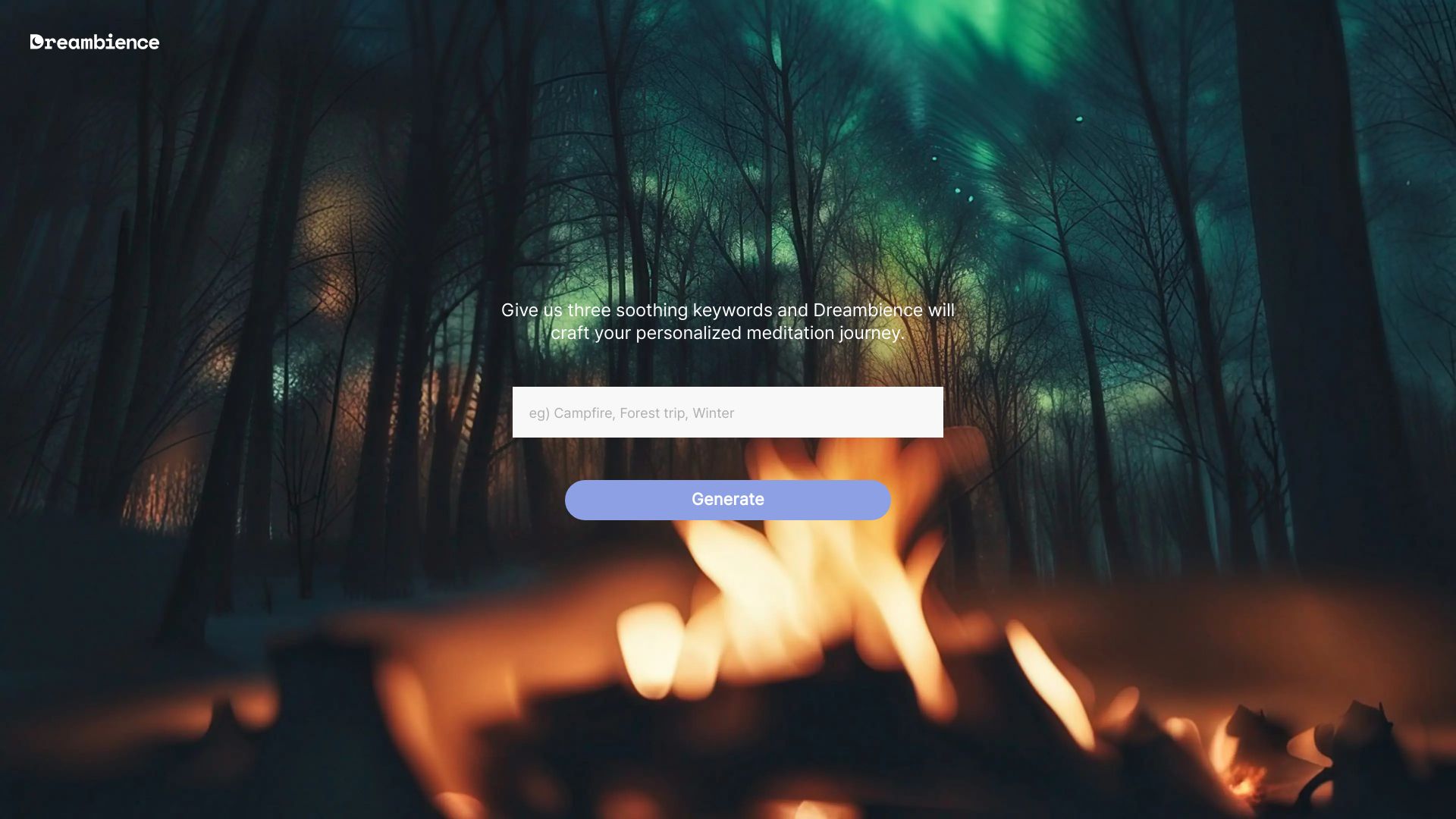 Dreambience网页截图,Dreambience网页快照