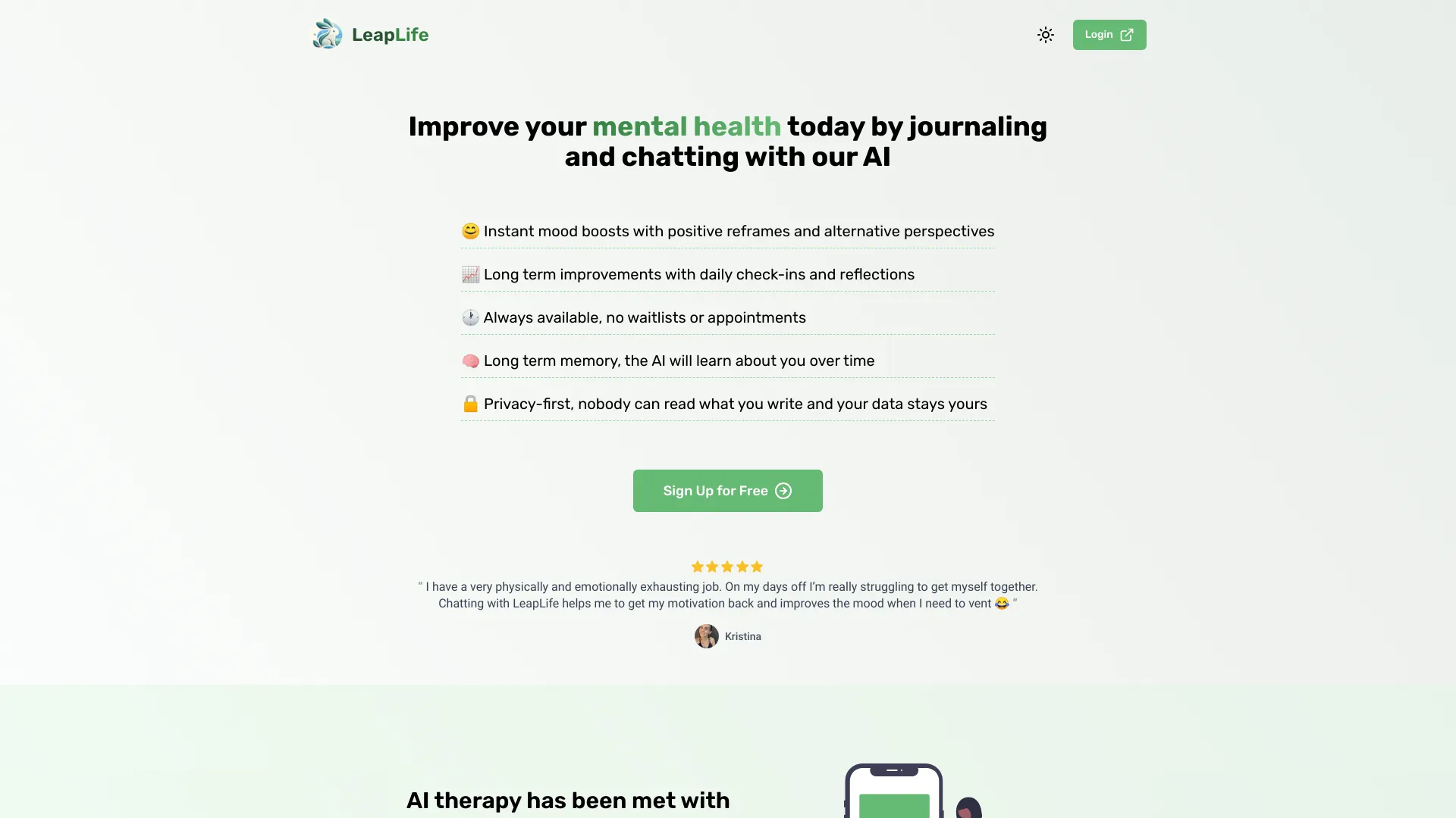 LeapLife网页截图,LeapLife网页快照