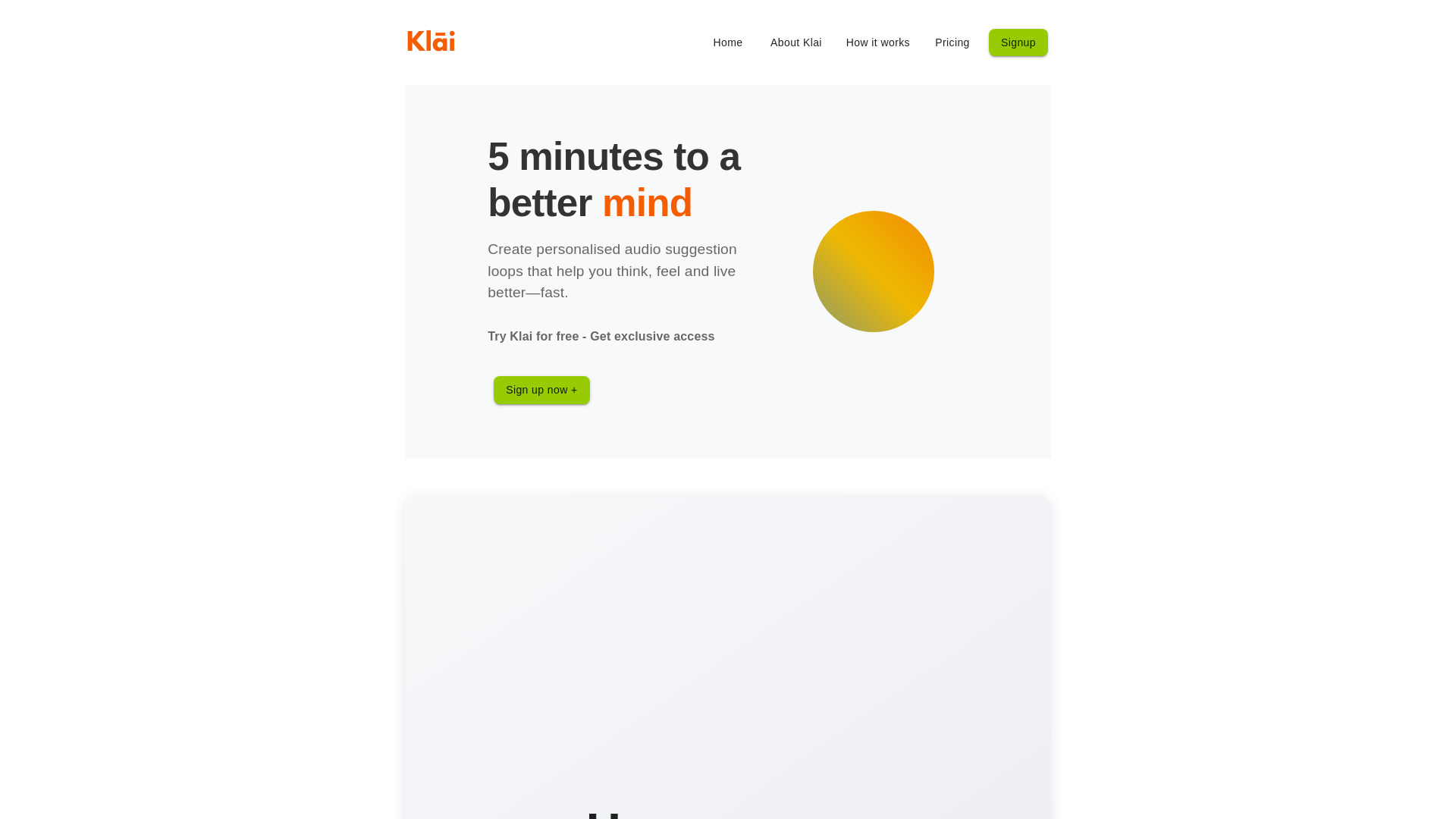 Klai网页截图,Klai网页快照