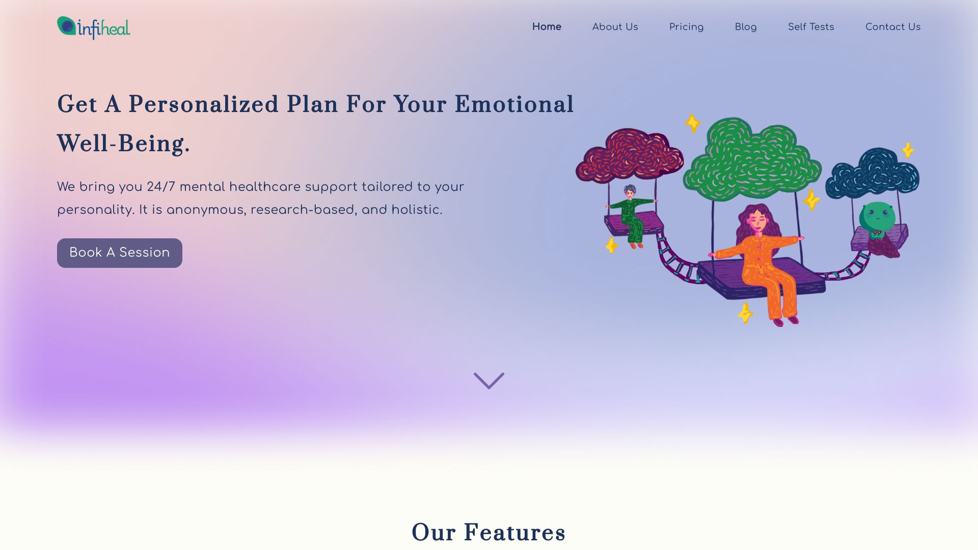 Infiheal网页截图,Infiheal网页快照