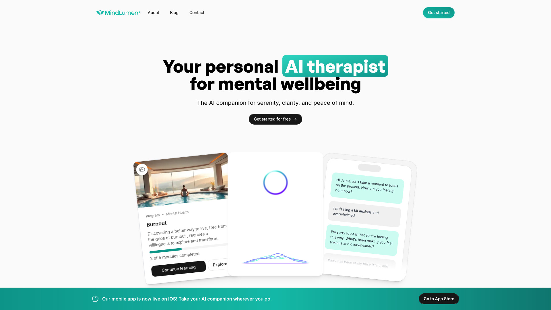 MindLumen网页截图,MindLumen网页快照