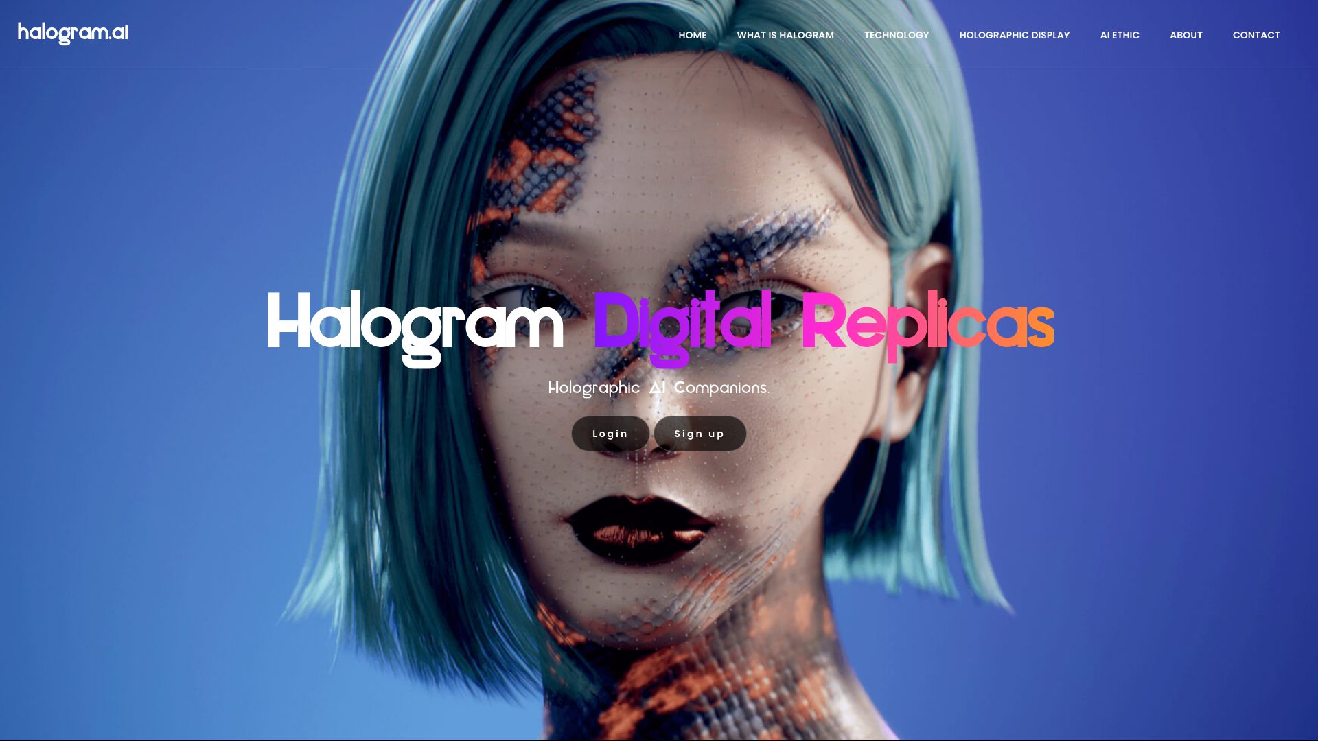 Halogram AI网页截图,Halogram AI网页快照