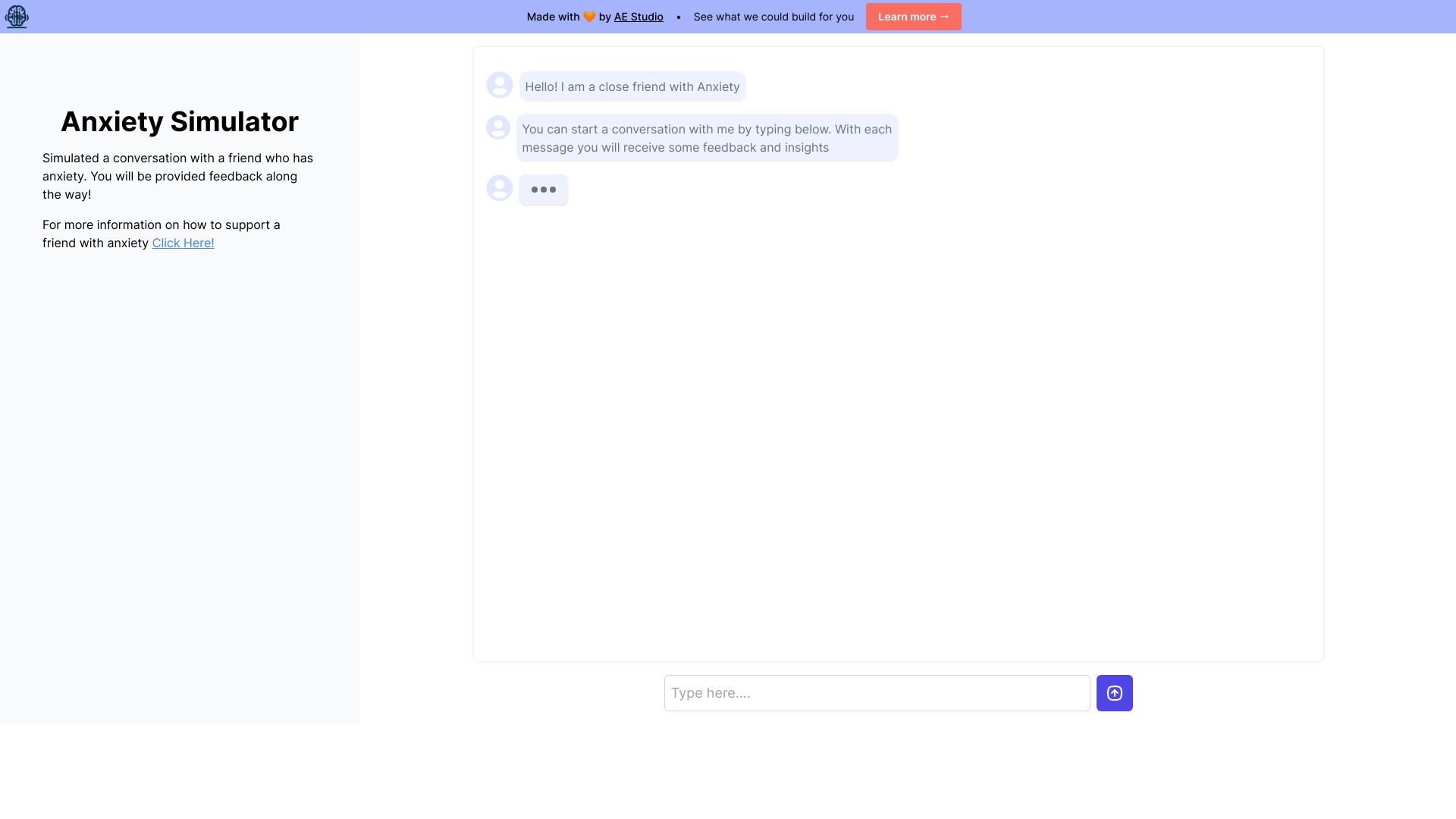 Anxiety Simulator网页截图,Anxiety Simulator网页快照