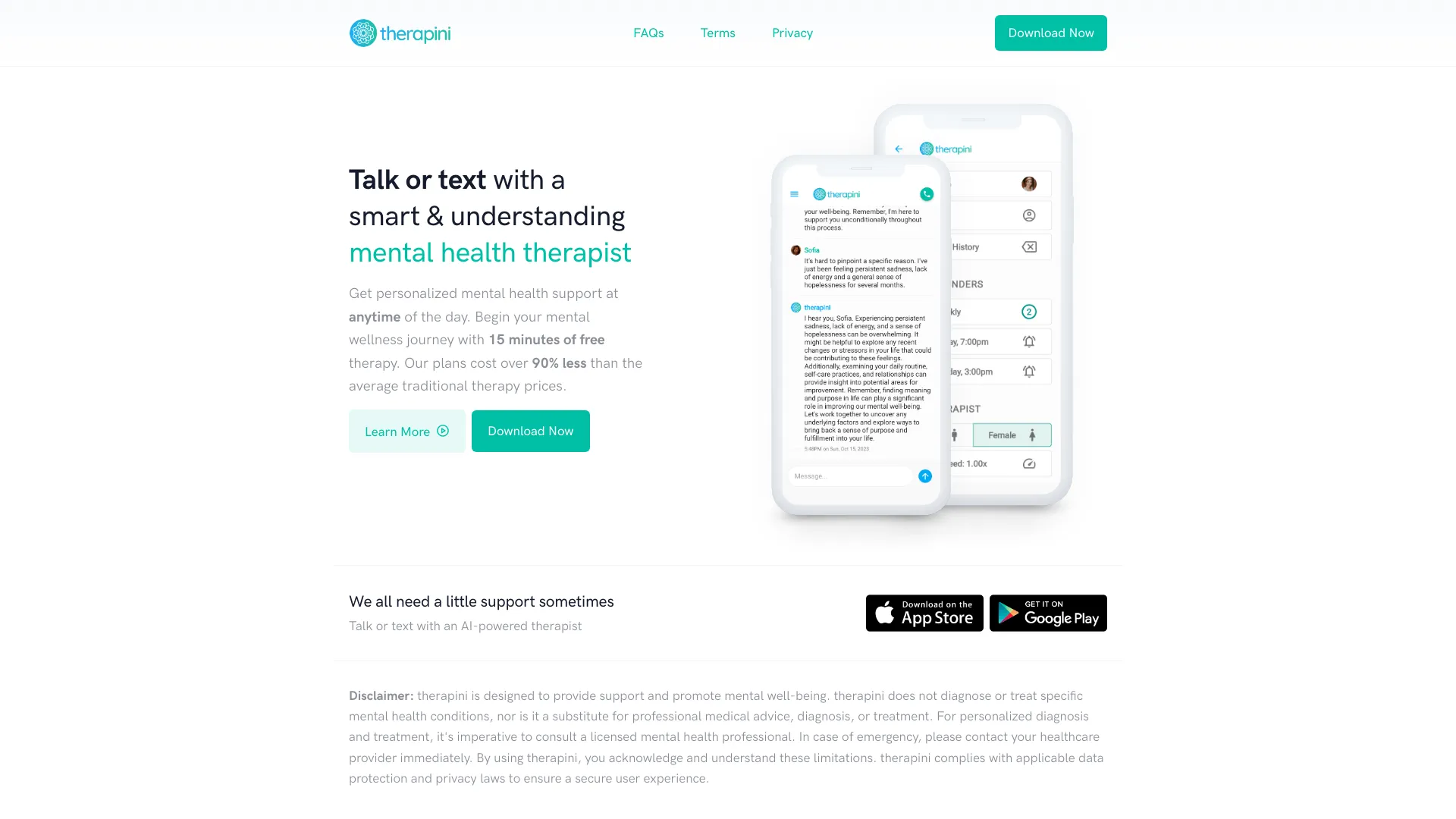 therapini网页截图,therapini网页快照