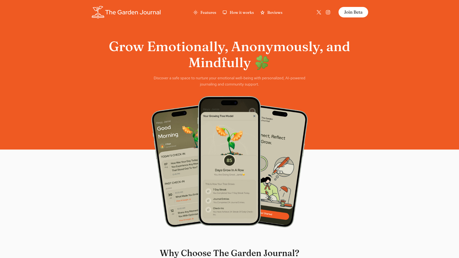 The Garden Journal网页截图,The Garden Journal网页快照