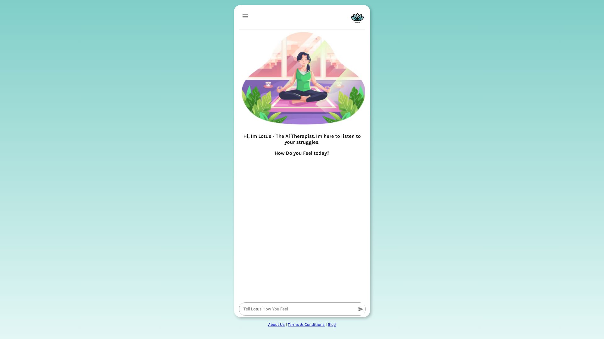 Lotus – The Online Therapist网页截图,Lotus – The Online Therapist网页快照
