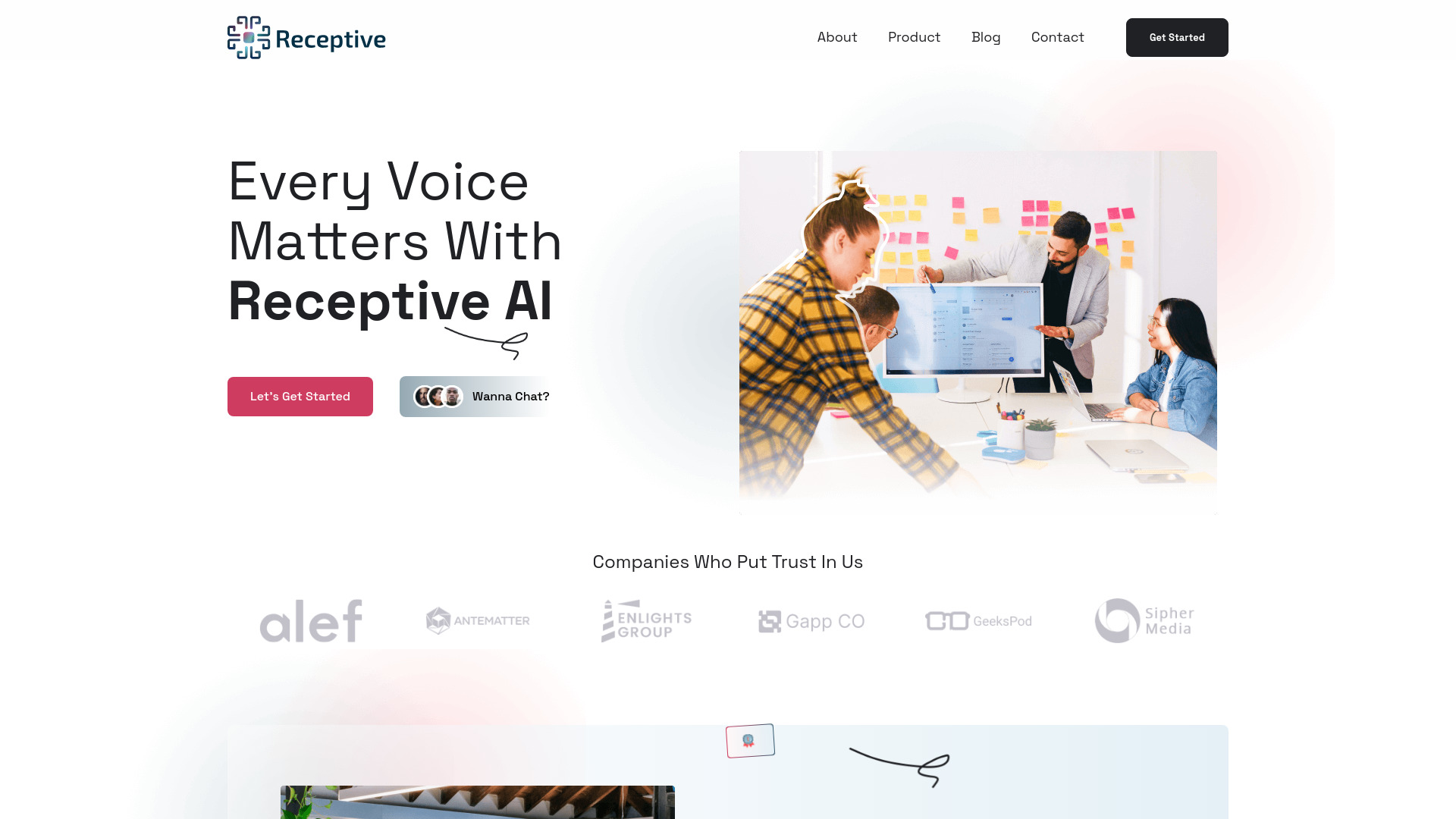 Receptive AI网页截图,Receptive AI网页快照