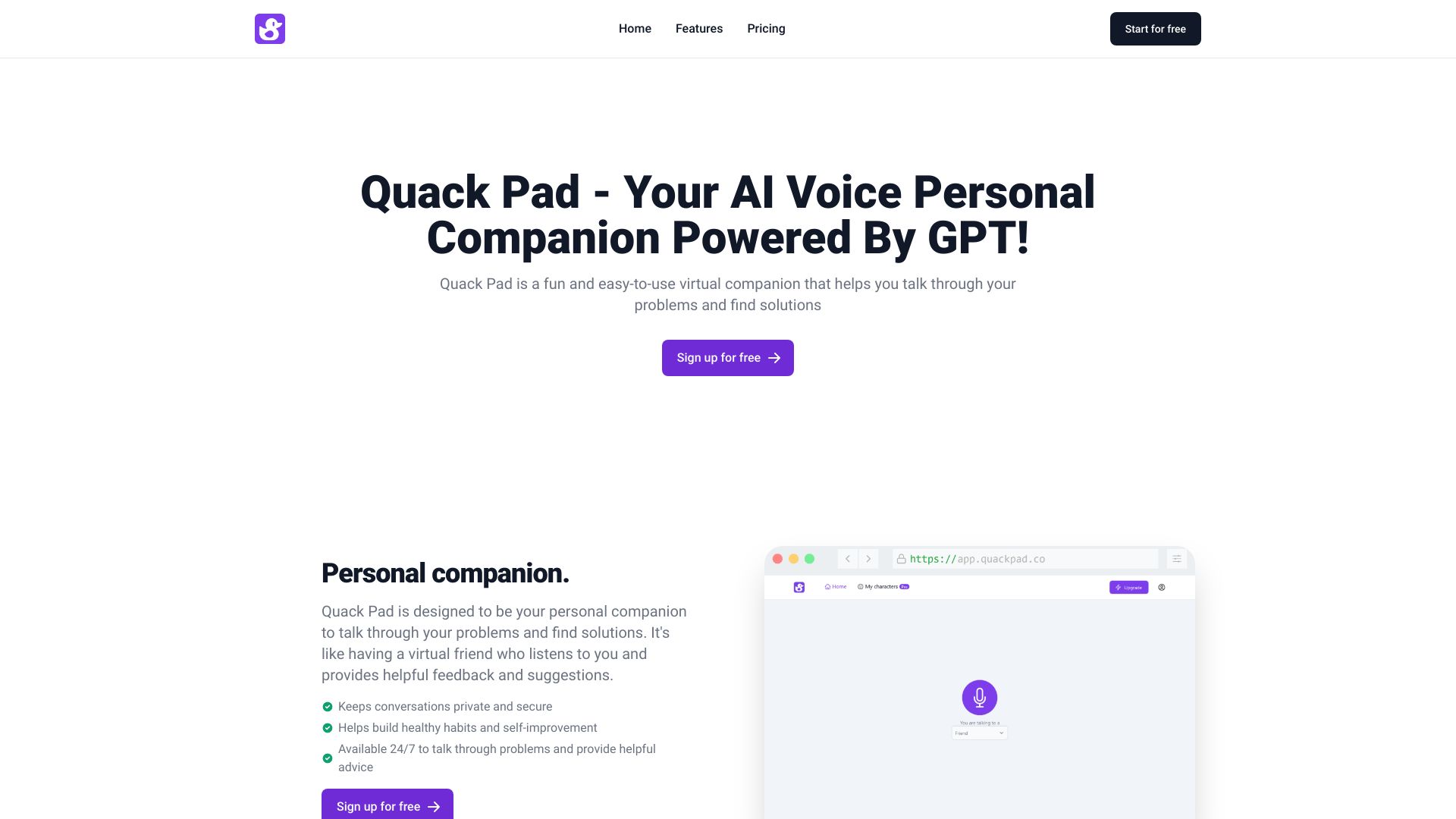 Quack Pad网页截图,Quack Pad网页快照