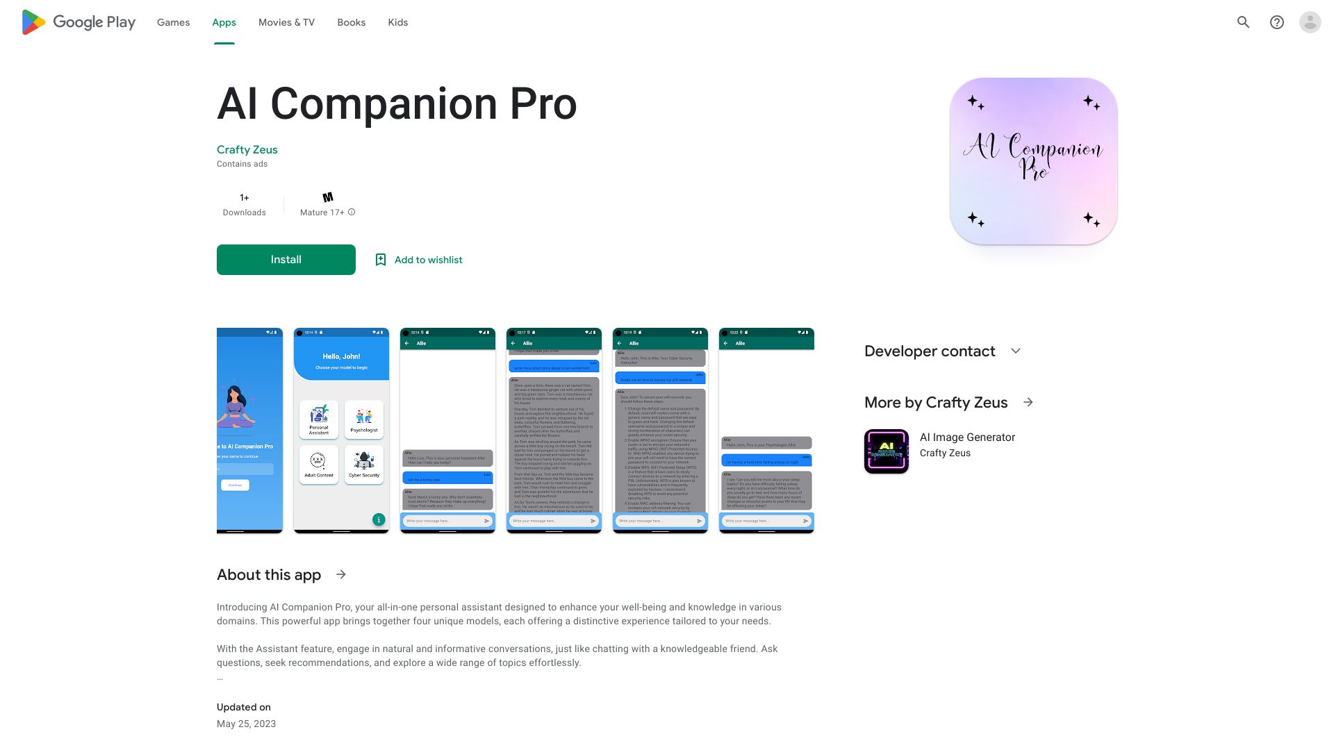 AI Companion Pro网页截图,AI Companion Pro网页快照