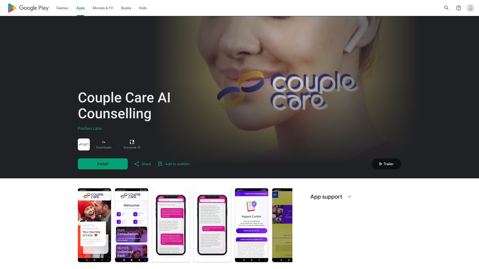 Couple Care AI Counselling网页截图,Couple Care AI Counselling网页快照
