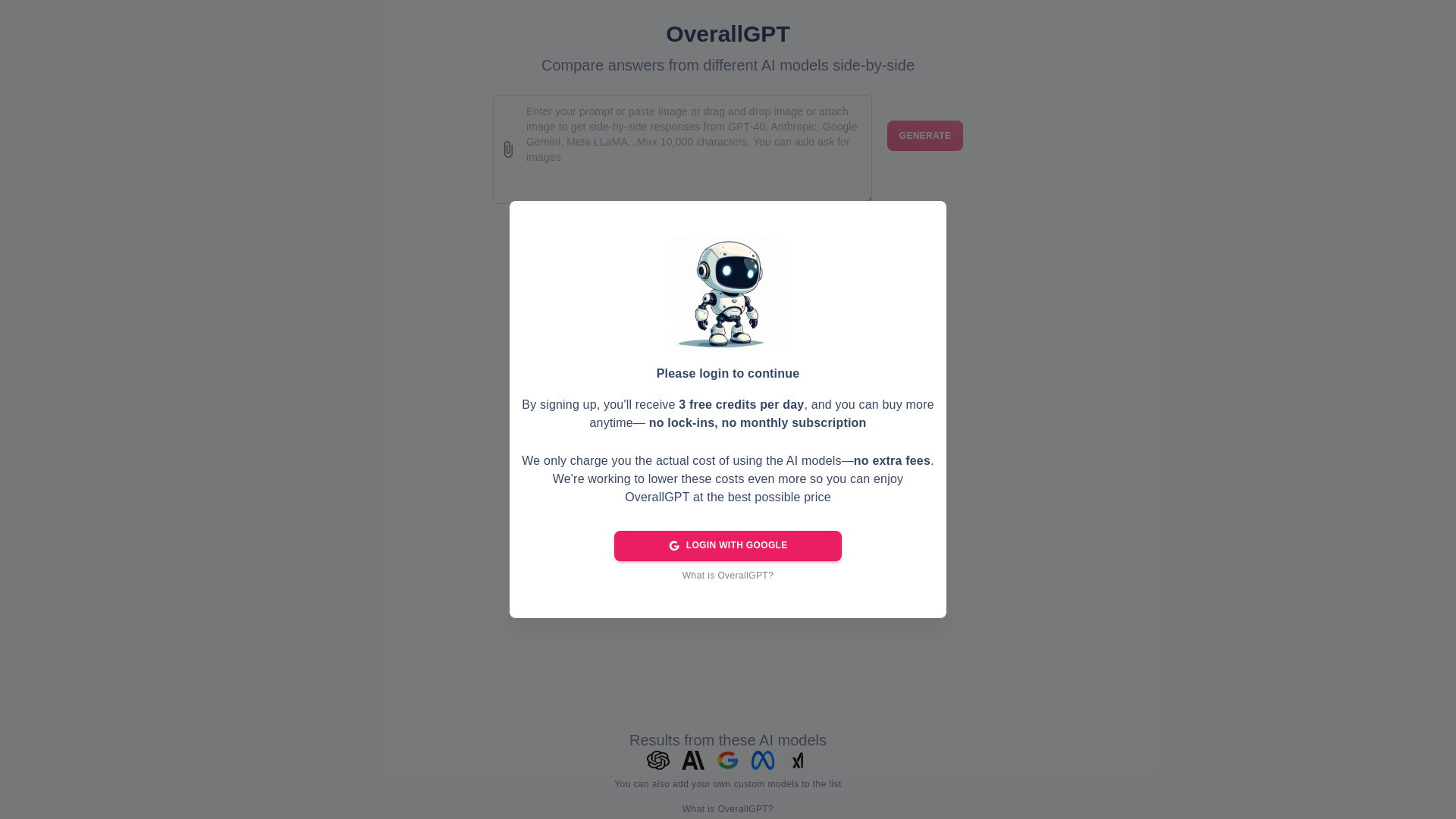 OverallGPT网页截图,OverallGPT网页快照