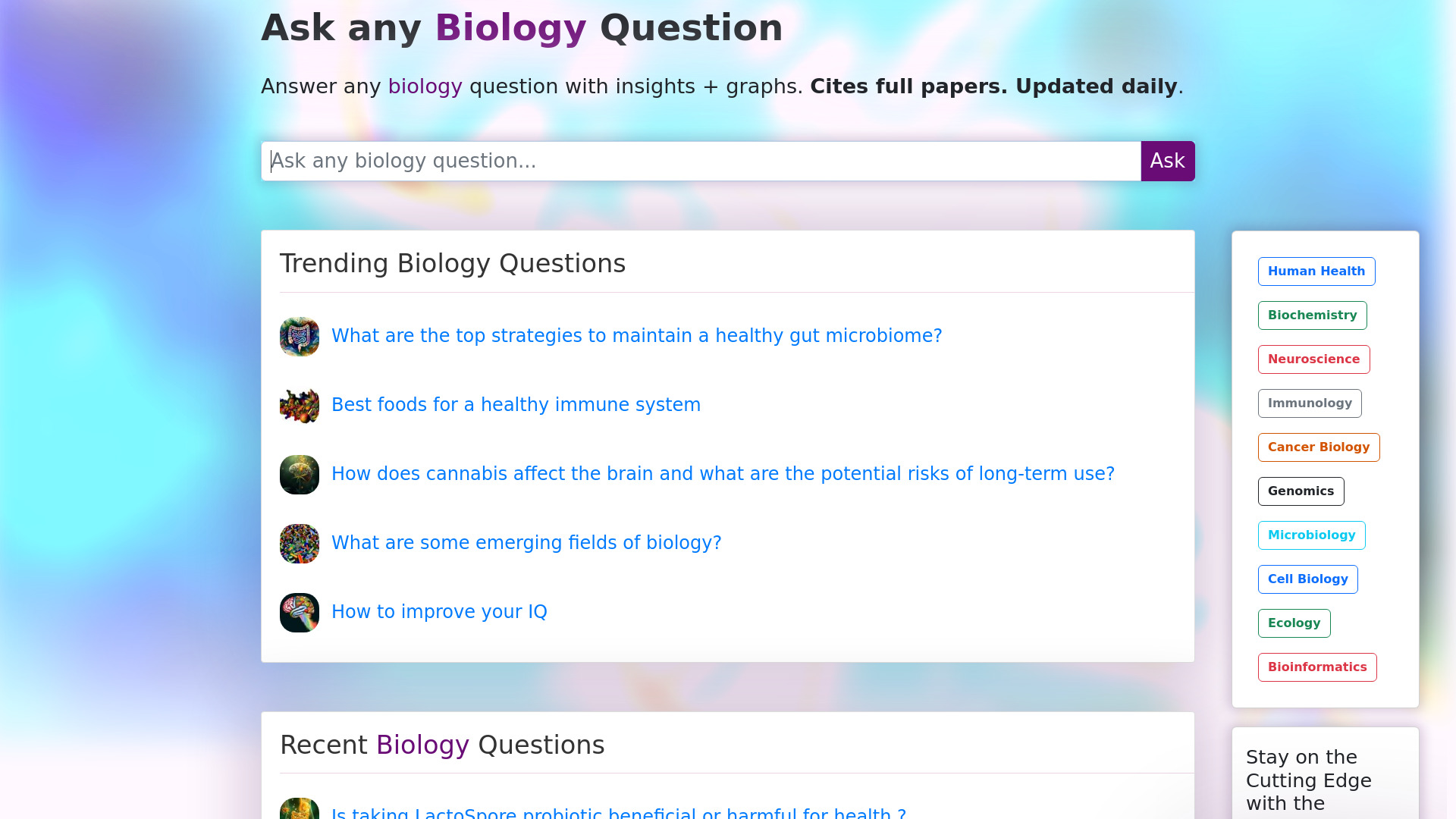 bioloGPT网页截图,bioloGPT网页快照