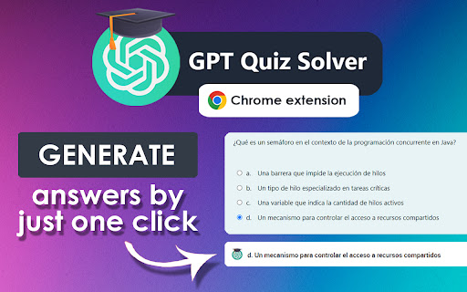 Moodle GPT Quiz Solver网页截图,Moodle GPT Quiz Solver网页快照