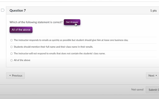 Canvas Quiz Solver网页截图,Canvas Quiz Solver网页快照