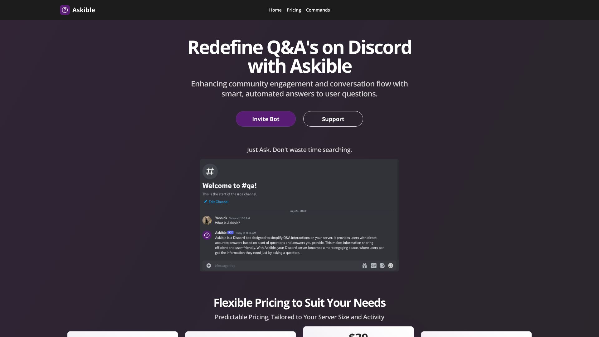 Askible网页截图,Askible网页快照