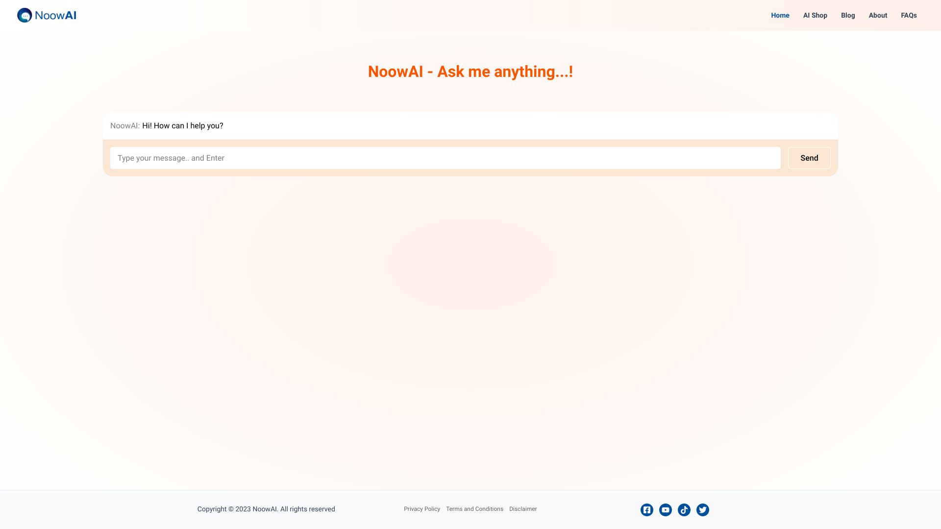 NoowAI网页截图,NoowAI网页快照