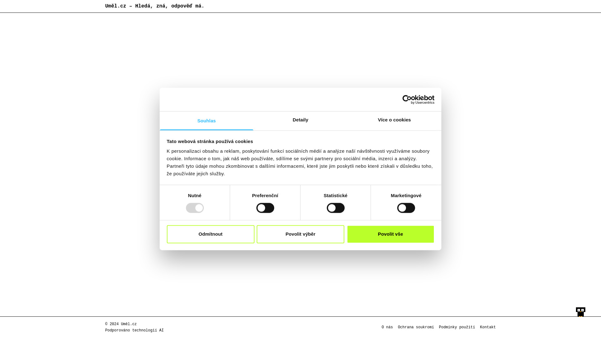 Uměl.cz网页截图,Uměl.cz网页快照