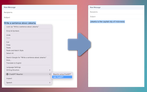 ChatGPT Rewriter网页截图,ChatGPT Rewriter网页快照