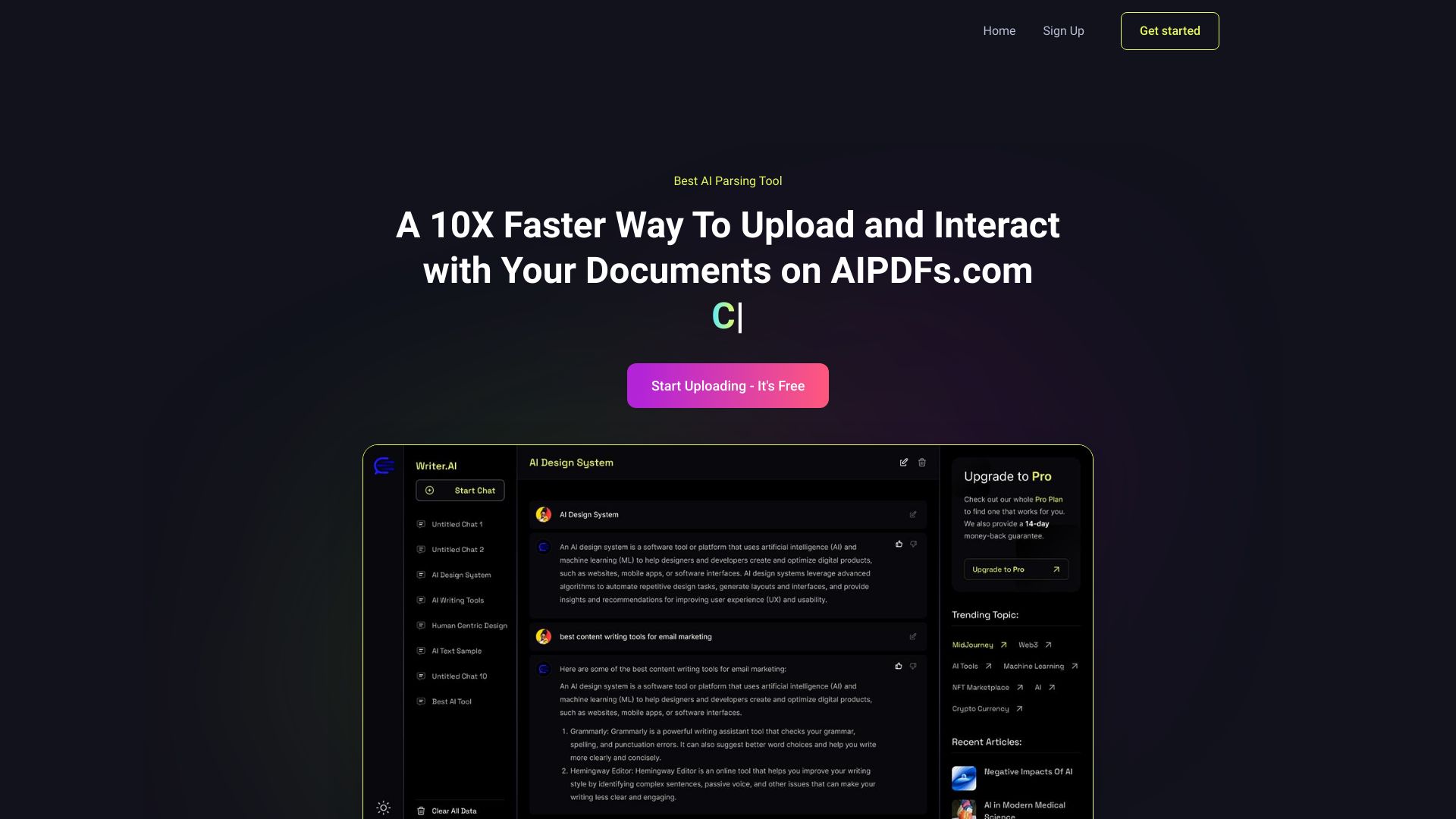AIPDFs网页截图,AIPDFs网页快照