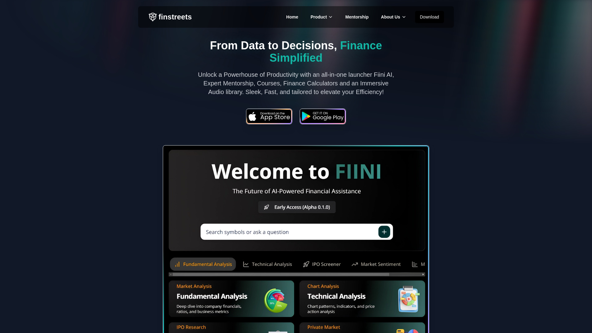 Finstreets网页截图,Finstreets网页快照