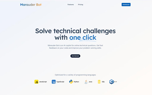 Marauder Bot网页截图,Marauder Bot网页快照
