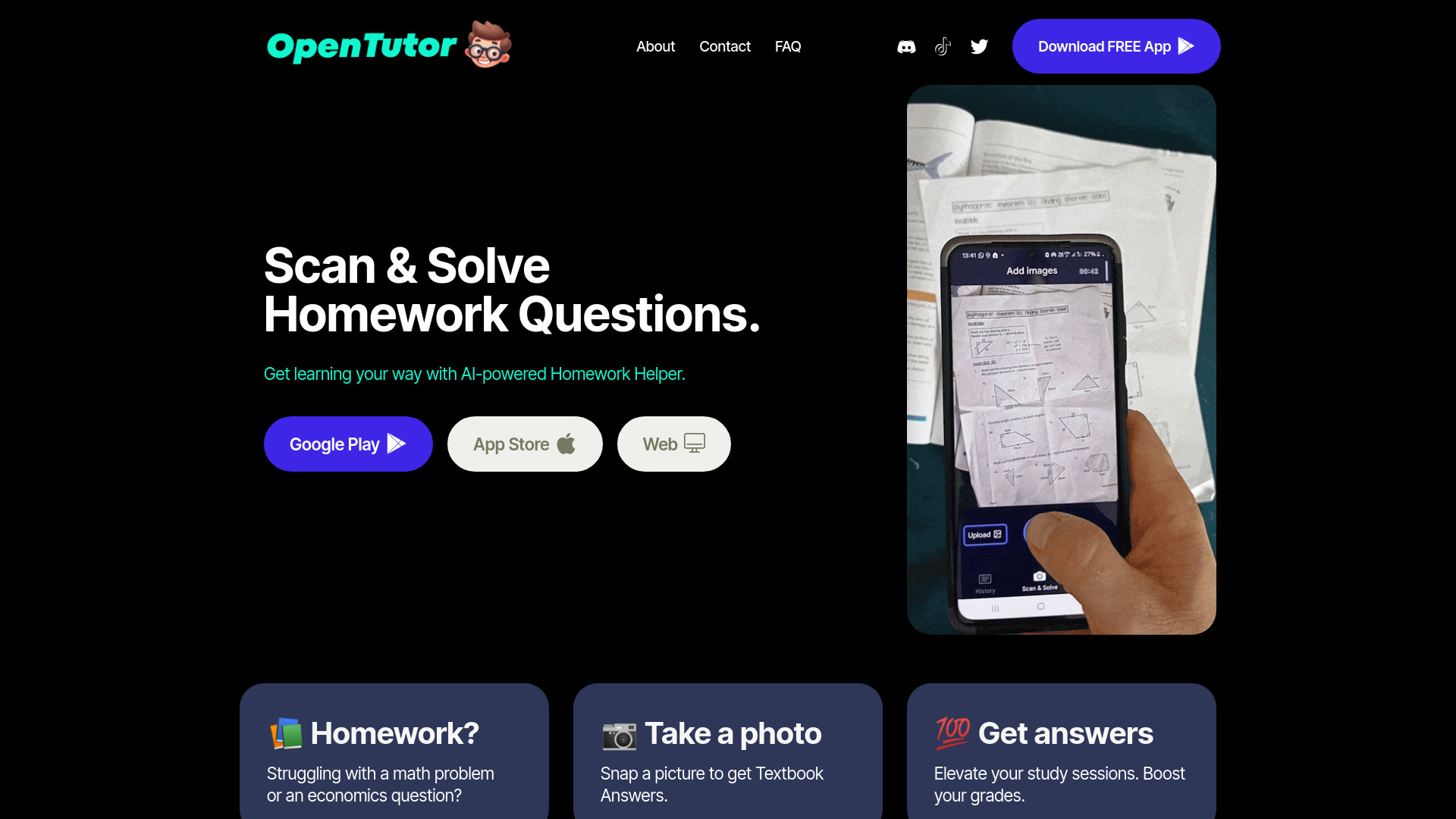 Open Tutor App网页截图,Open Tutor App网页快照