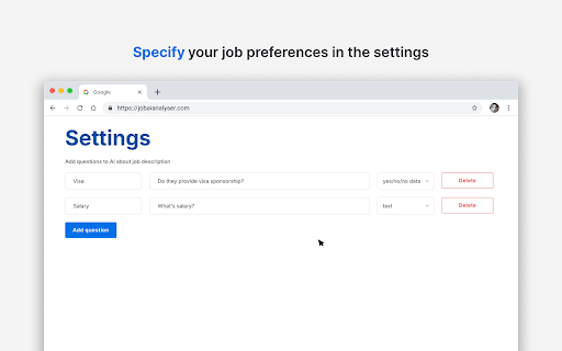 AI Job Analyzer网页截图,AI Job Analyzer网页快照