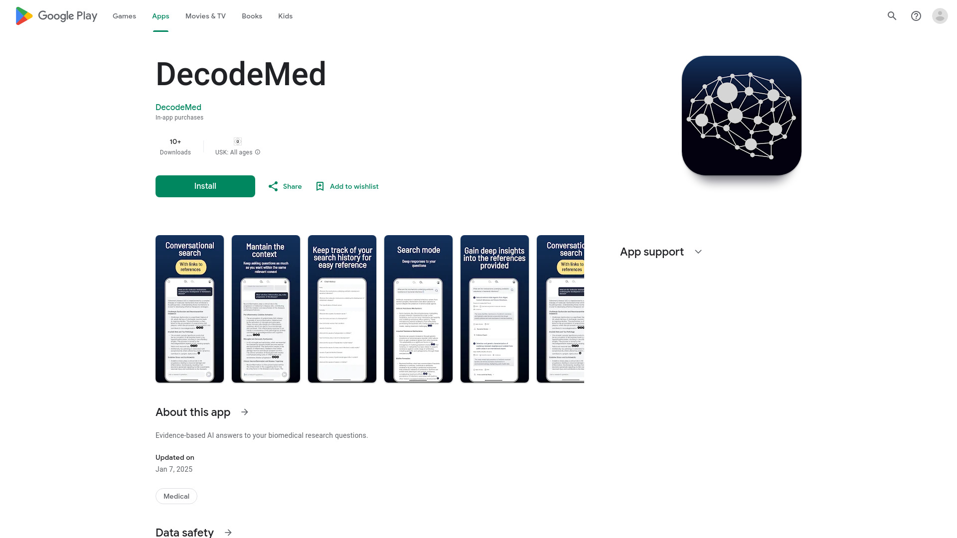 DecodeMed网页截图,DecodeMed网页快照