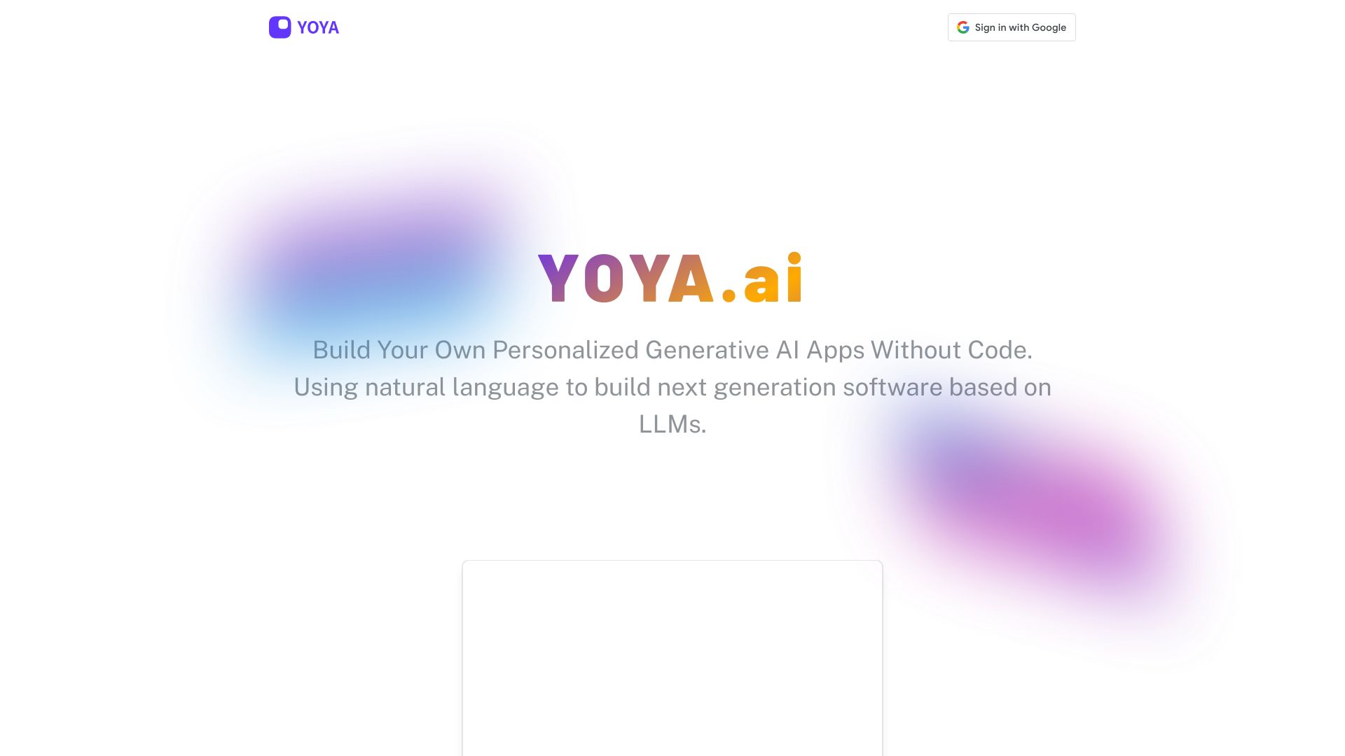 YOYA AI网页截图,YOYA AI网页快照