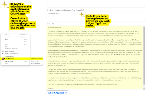MagicMax – Job Application Copilot网页截图,MagicMax – Job Application Copilot网页快照