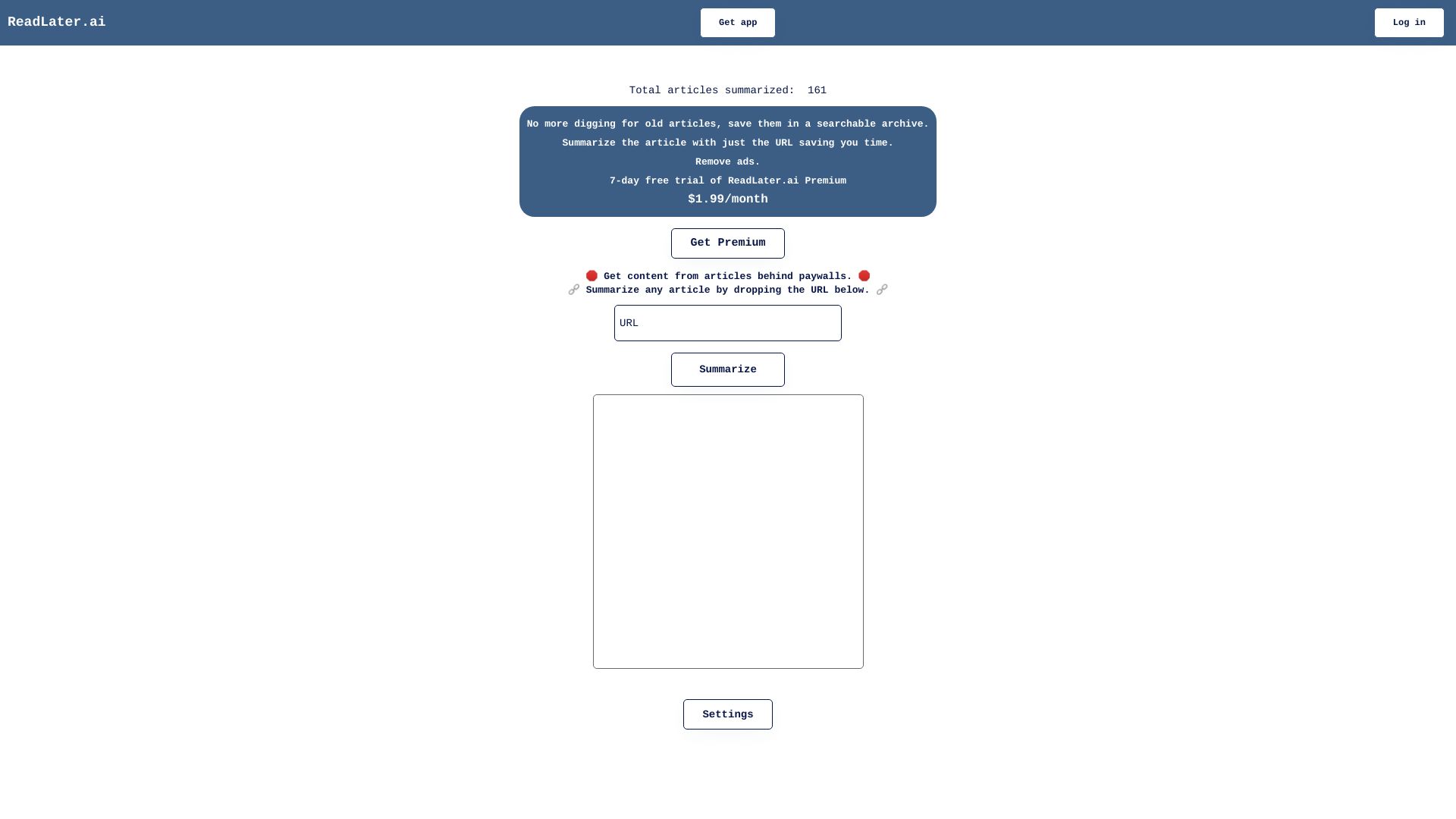 ReadLater AI网页截图,ReadLater AI网页快照