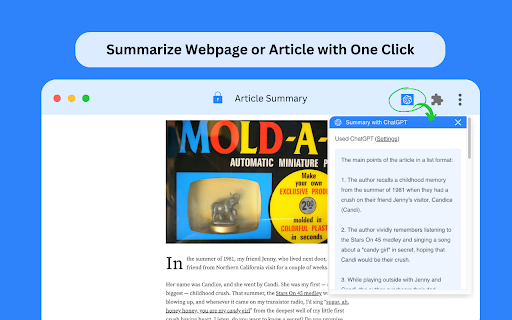 Article Summary with ChatGPT and Take Notes网页截图,Article Summary with ChatGPT and Take Notes网页快照