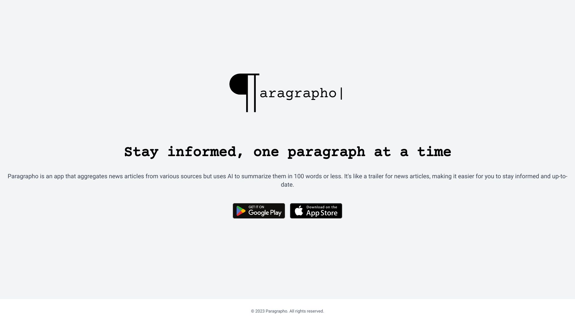 Paragrapho网页截图,Paragrapho网页快照