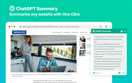 ChatGPT Summary – summarize assistant网页截图,ChatGPT Summary – summarize assistant网页快照