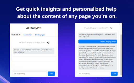 AI StudyPro网页截图,AI StudyPro网页快照
