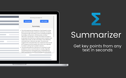 FTech Summarizer网页截图,FTech Summarizer网页快照