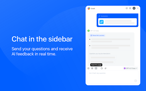 ChatX – Your AI Copilot for Web网页截图,ChatX – Your AI Copilot for Web网页快照