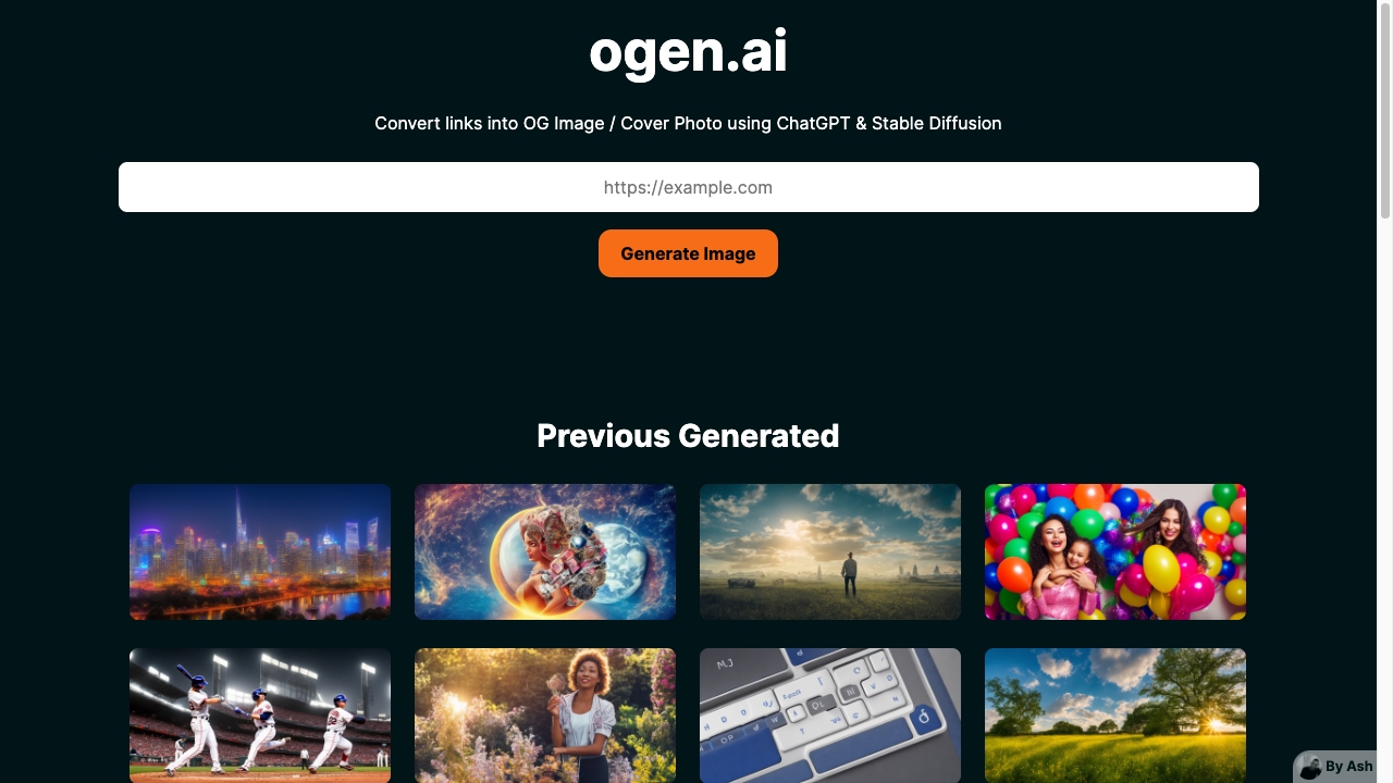 Ogen AI网页截图,Ogen AI网页快照