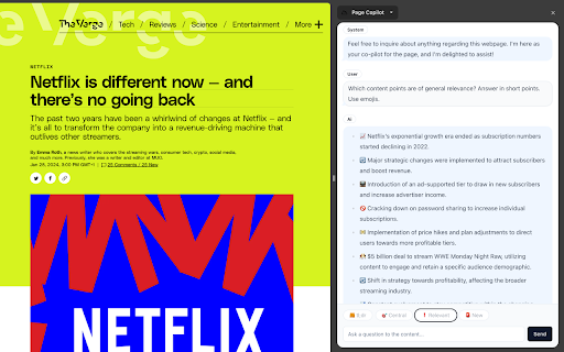 Page Copilot网页截图,Page Copilot网页快照