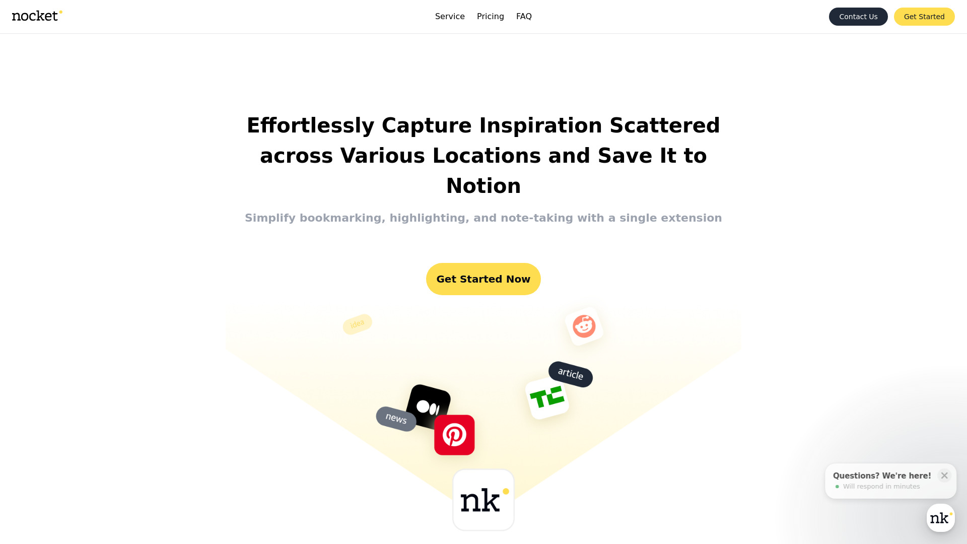 Nocket网页截图,Nocket网页快照