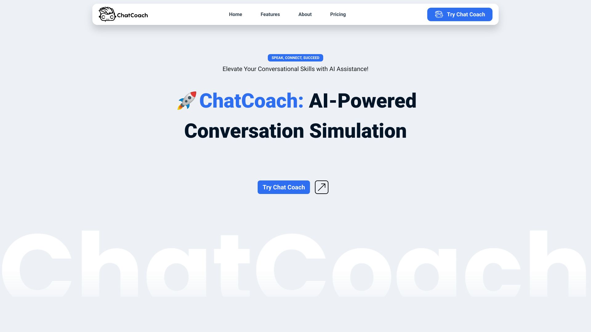 ChatCoach网页截图,ChatCoach网页快照