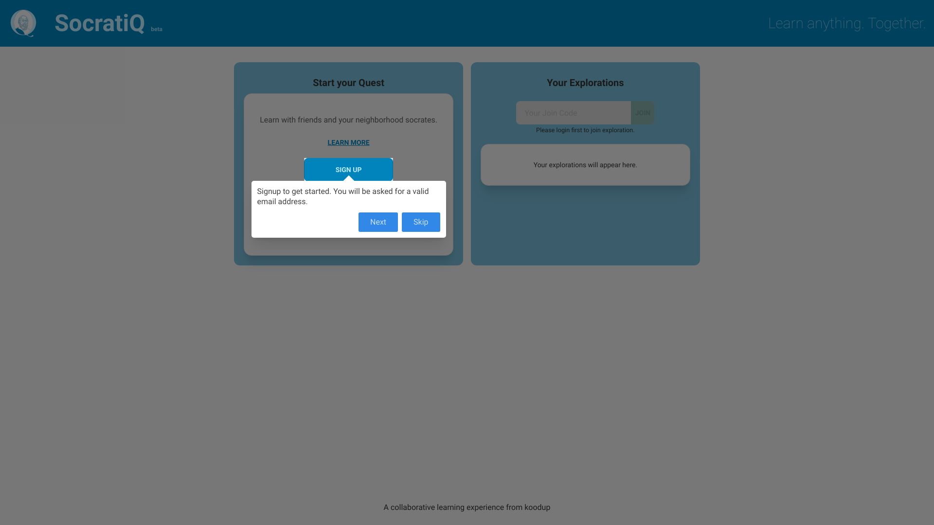 SocratiQ网页截图,SocratiQ网页快照