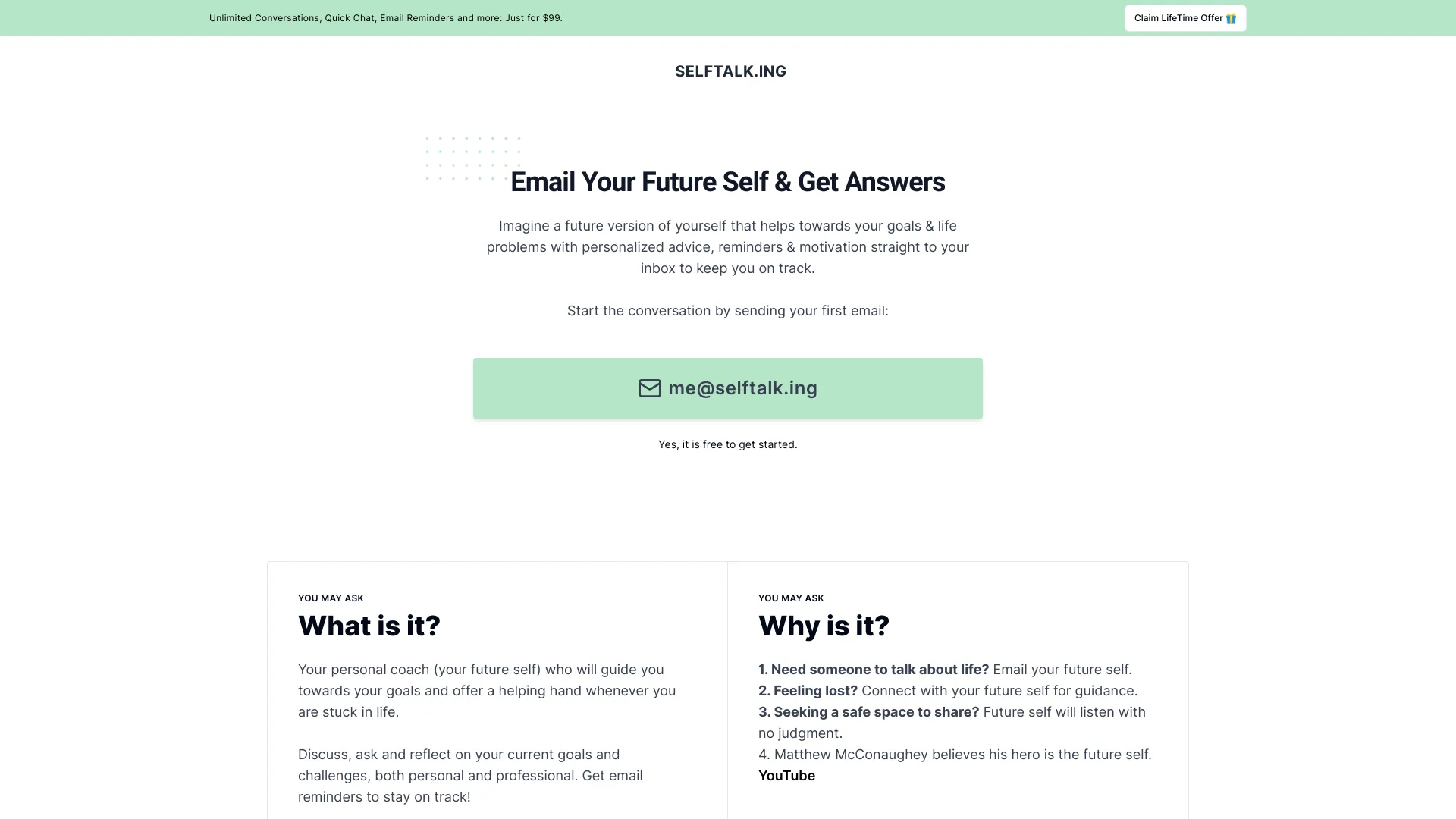 Selftalk.ing网页截图,Selftalk.ing网页快照
