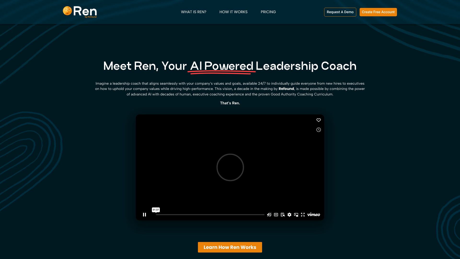Ren | AI Leadership Coach网页截图,Ren | AI Leadership Coach网页快照