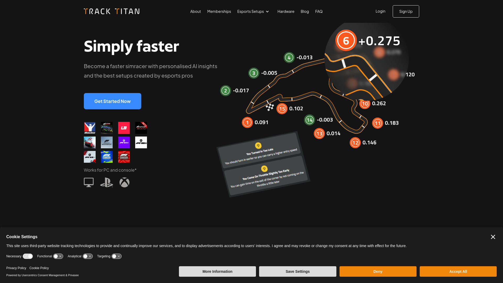 Track Titan网页截图,Track Titan网页快照